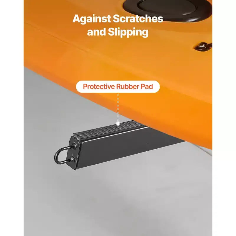 Support de rangement autoportant pour 2 kayaks