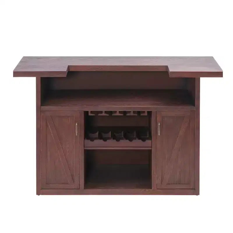 Meuble bar vintage 162 cm – Rangement autonome pour vin et spiritueux