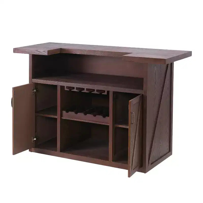 Meuble bar vintage 162 cm – Rangement autonome pour vin et spiritueux