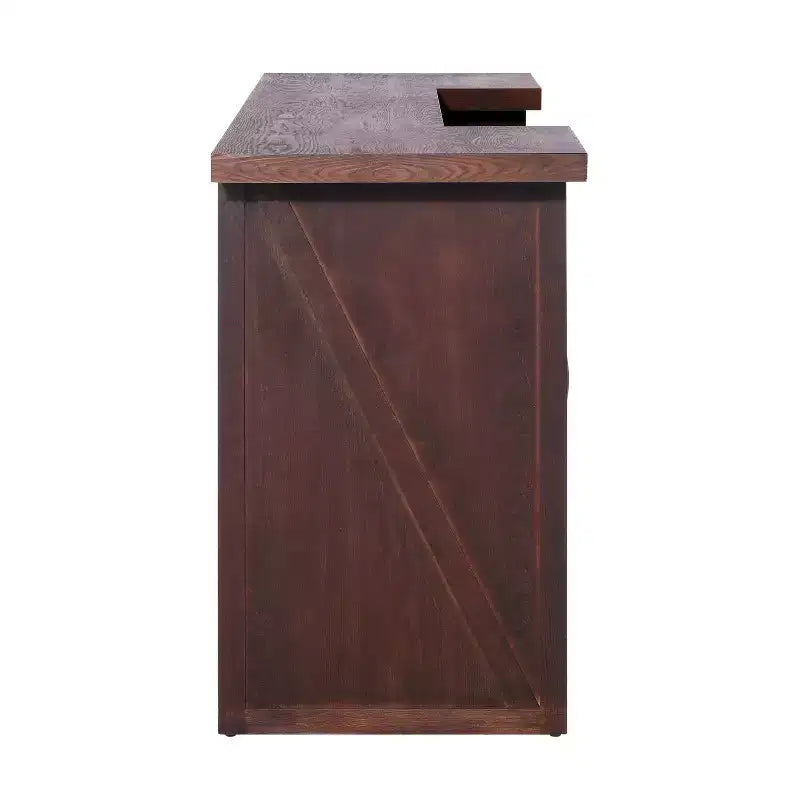 Meuble bar vintage 162 cm – Rangement autonome pour vin et spiritueux