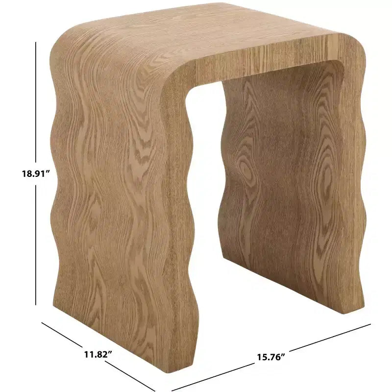 Table d'appoint en bois naturel – Table de bout rustique