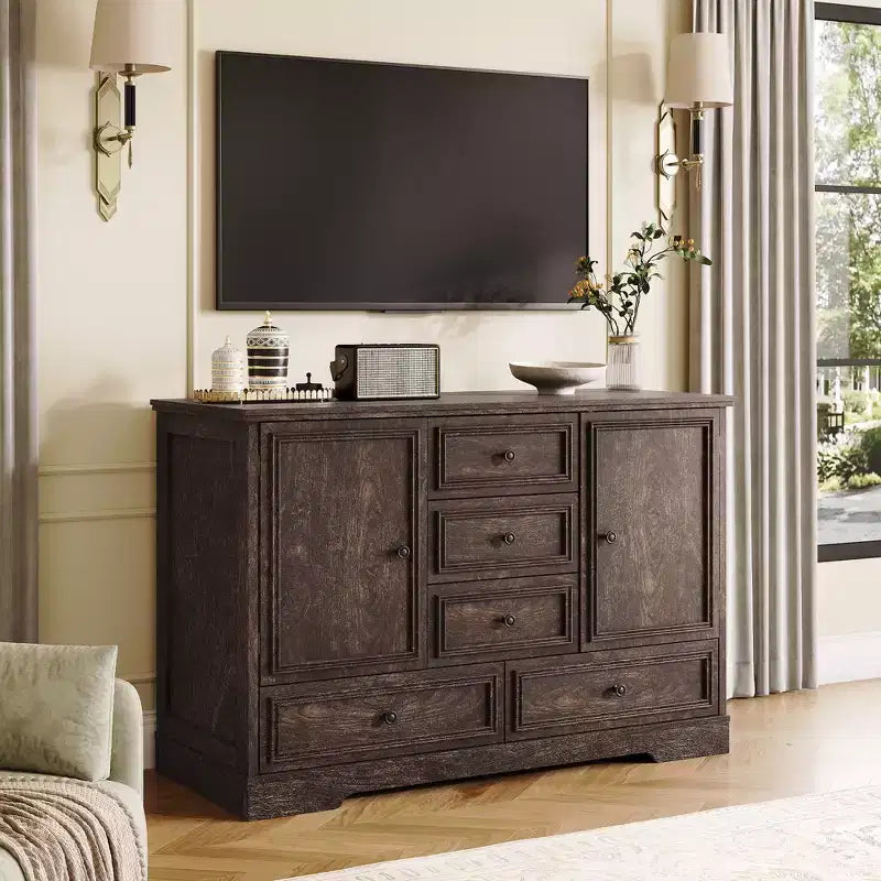 Buffet de salle à manger style ferme 119 cm – Rangement pour salle à manger