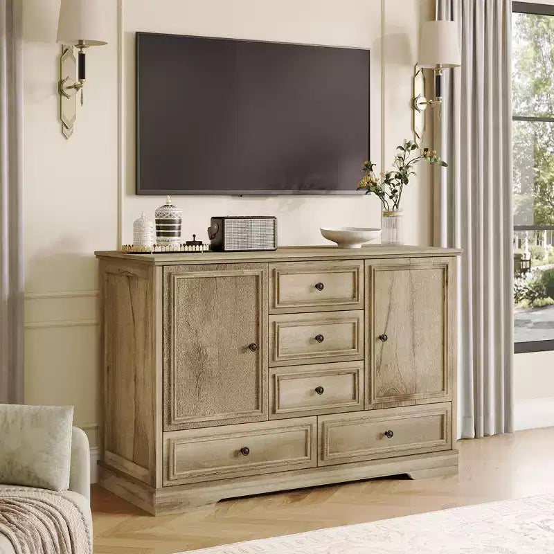 Buffet de salle à manger style ferme 119 cm – Rangement pour salle à manger