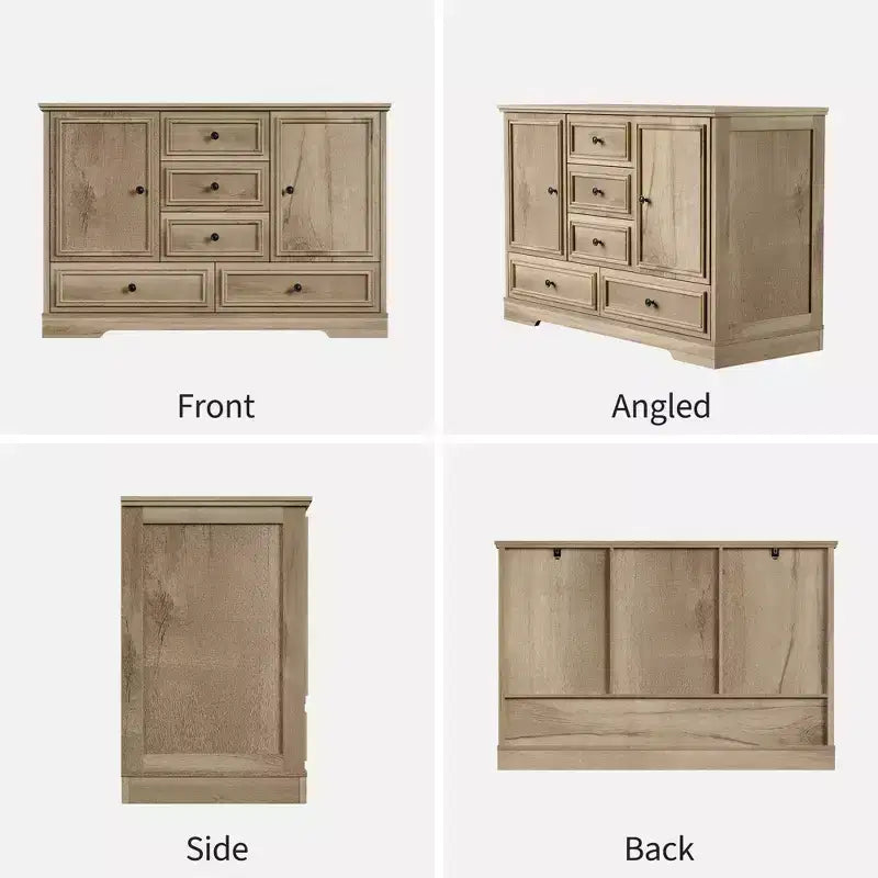 Buffet de salle à manger style ferme 119 cm – Rangement pour salle à manger
