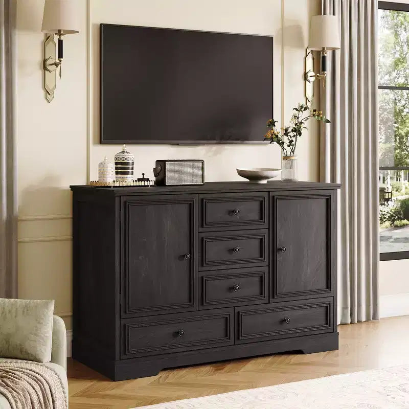 Buffet de salle à manger style ferme 119 cm – Rangement pour salle à manger