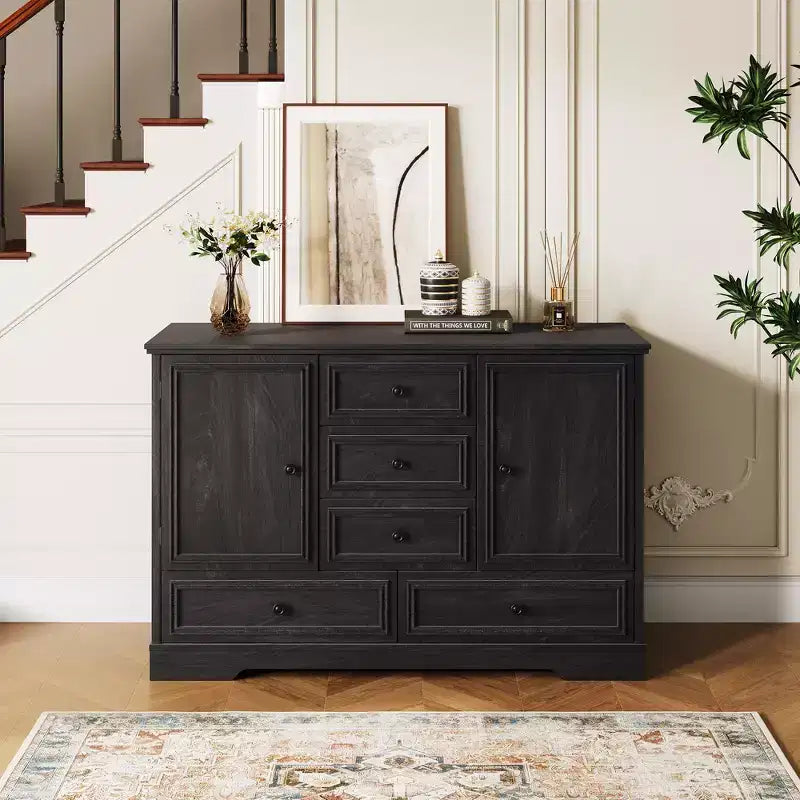 Buffet de salle à manger style ferme 119 cm – Rangement pour salle à manger