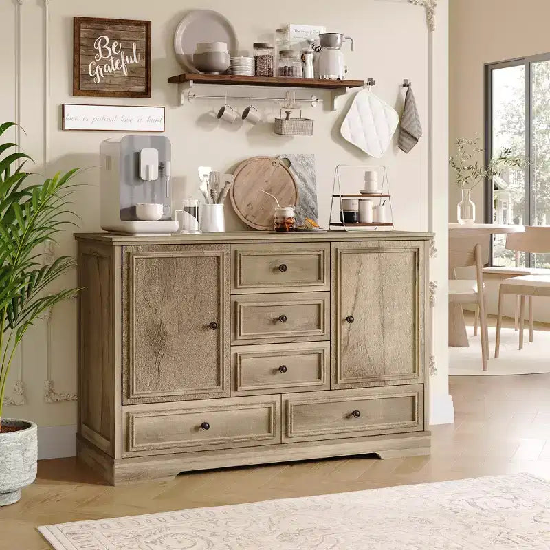 Buffet de salle à manger style ferme 119 cm – Rangement pour salle à manger