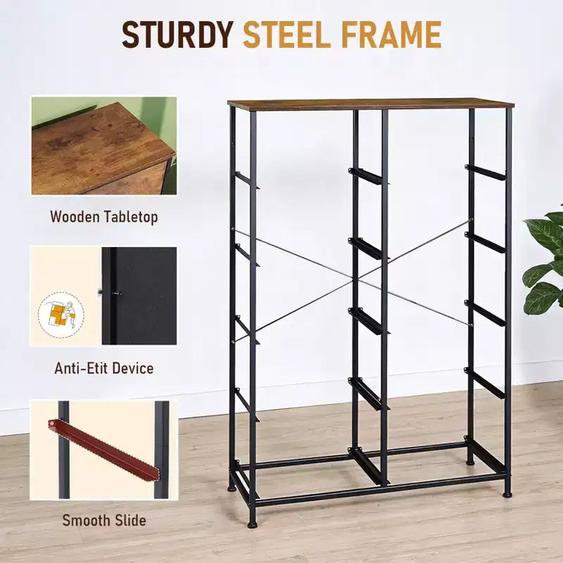 Commode haute à 10 tiroirs – Grande commode de chambre à coucher