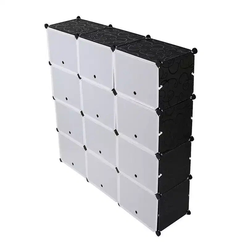 Meuble à chaussures modulaire DIY 21 cases – Grand organisateur de chaussures