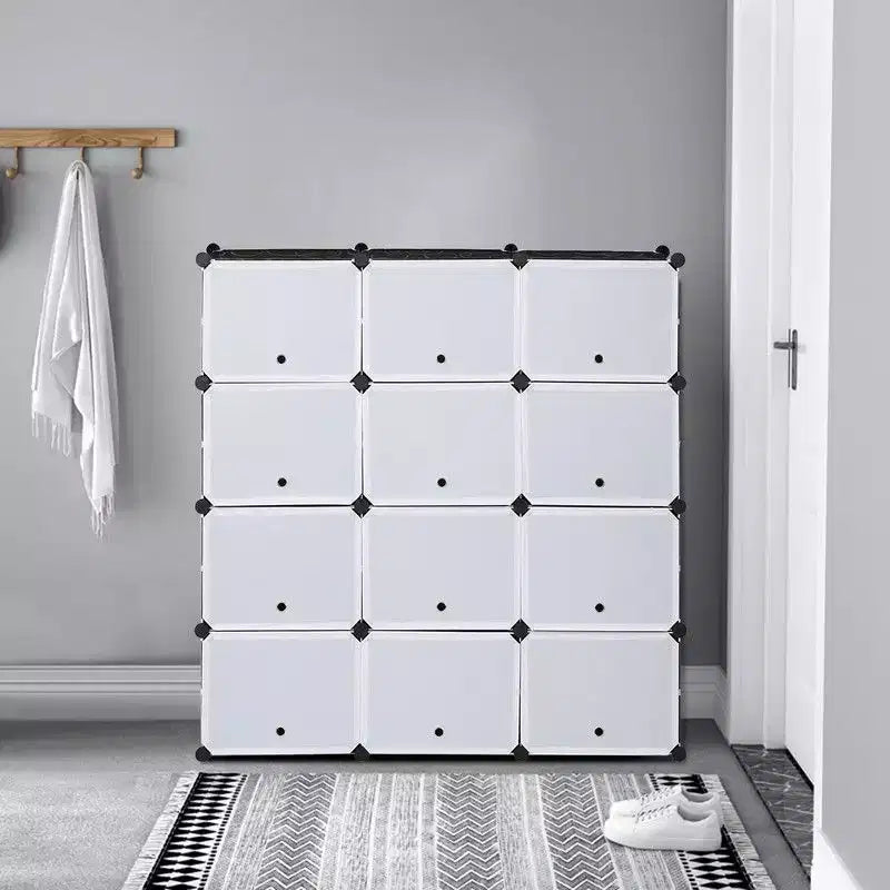 Meuble à chaussures modulaire DIY 21 cases – Grand organisateur de chaussures