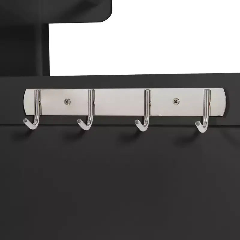 Îlot de cuisine roulant de 99,8 cm avec rangement et roulettes