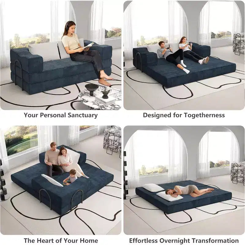 Canapé-lit convertible 80" – Pliant pour salon