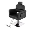 Karl Home All Purpose Heavy Duty Reclining Minimalist Hair Salon Chair with Headrest