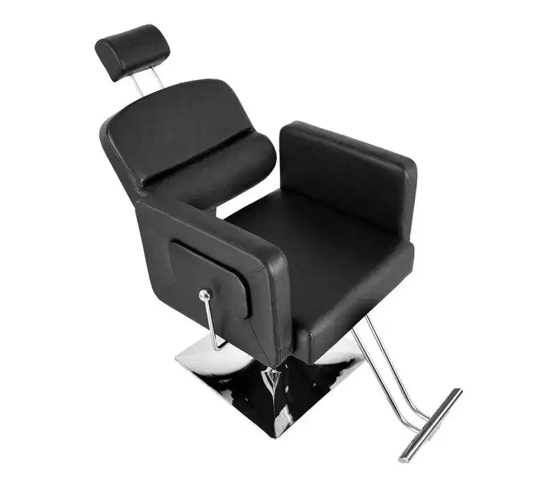 Fauteuil de salon de coiffure inclinable robuste – Fauteuil de barbier toutes fonctions