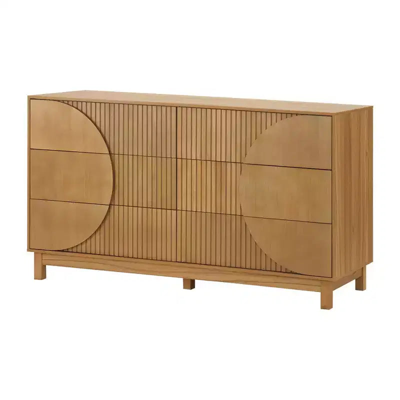 Commode moderne à 6 tiroirs – Grande commode de chambre