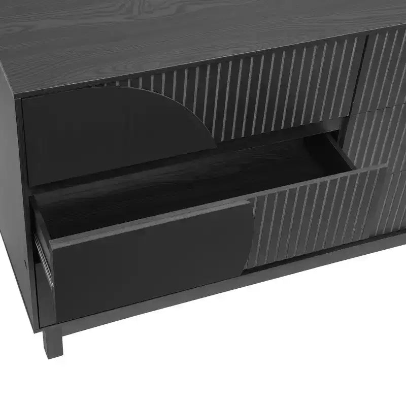Commode moderne à 6 tiroirs – Grande commode de chambre