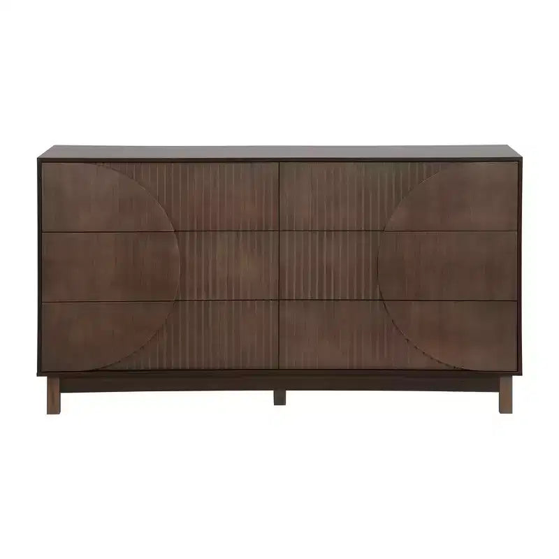 Commode moderne à 6 tiroirs – Grande commode de chambre