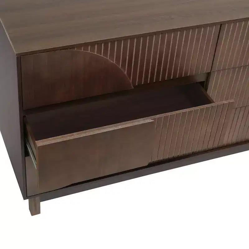 Commode moderne à 6 tiroirs – Grande commode de chambre