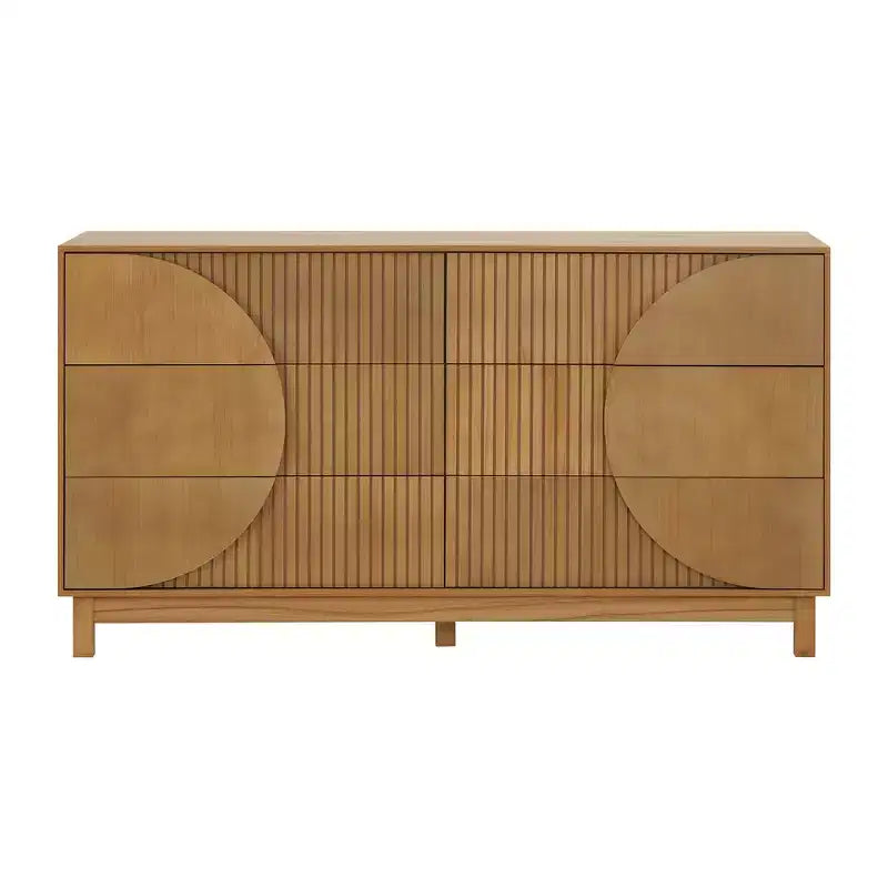 Commode moderne à 6 tiroirs – Grande commode de chambre