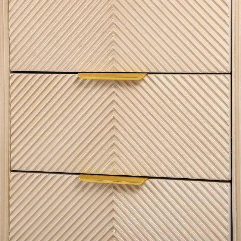 Table de chevet moderne à 3 tiroirs – Table de nuit avec rangement
