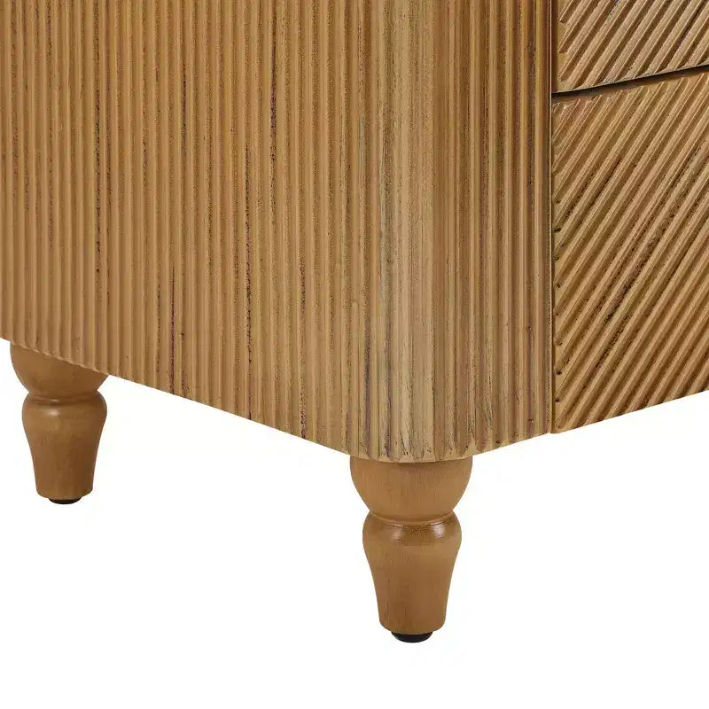 Table de chevet moderne à 3 tiroirs – Table de nuit avec rangement