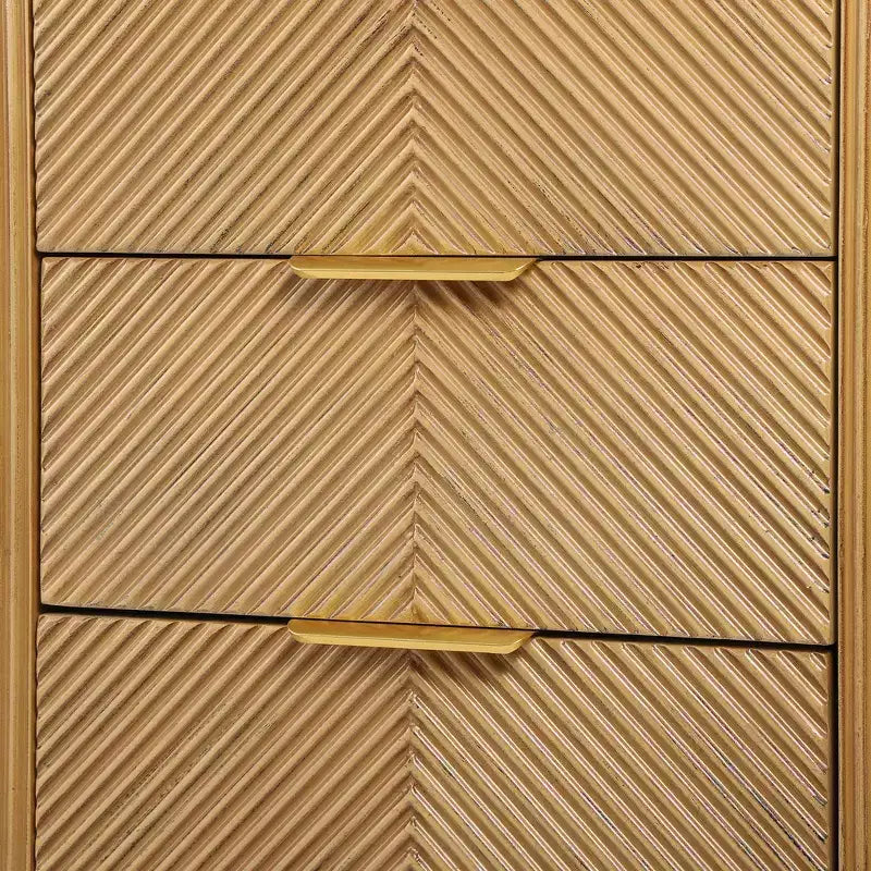 Table de chevet moderne à 3 tiroirs – Table de nuit avec rangement