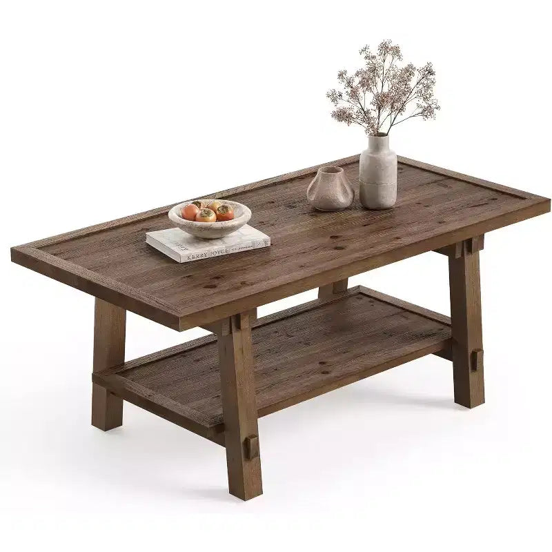 Table basse en bois massif – Table de salon moderne