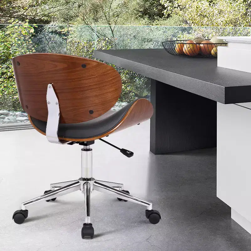 Chaise de bureau ergonomique avec support lombaire et hauteur réglable