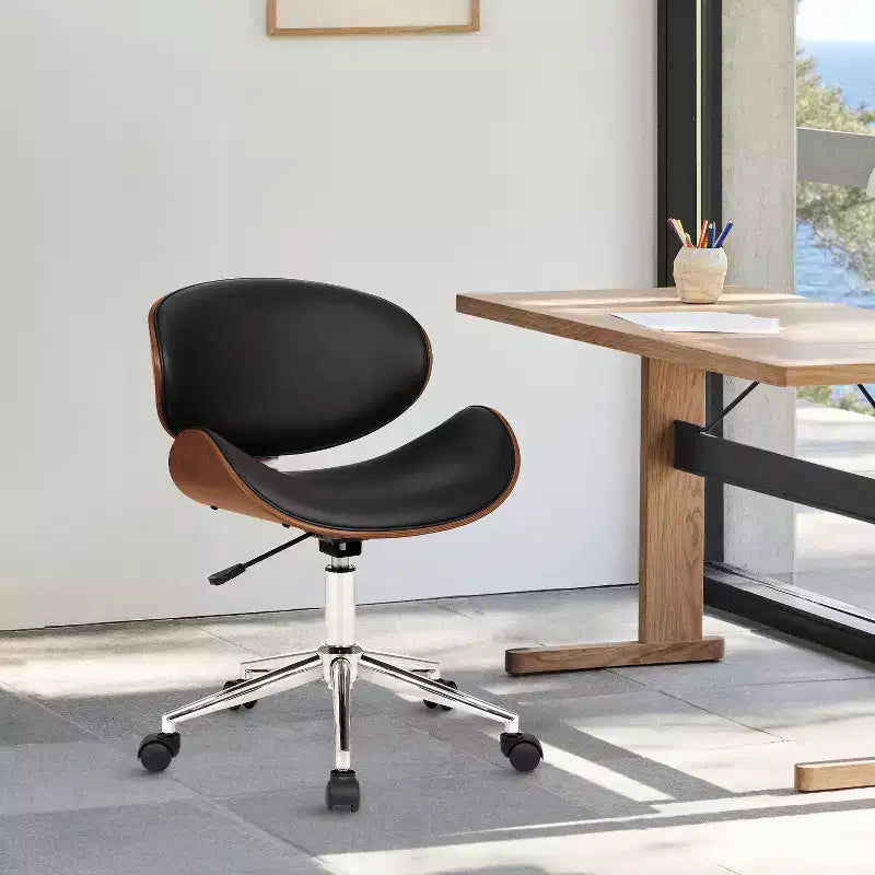 Chaise de bureau ergonomique avec support lombaire et hauteur réglable
