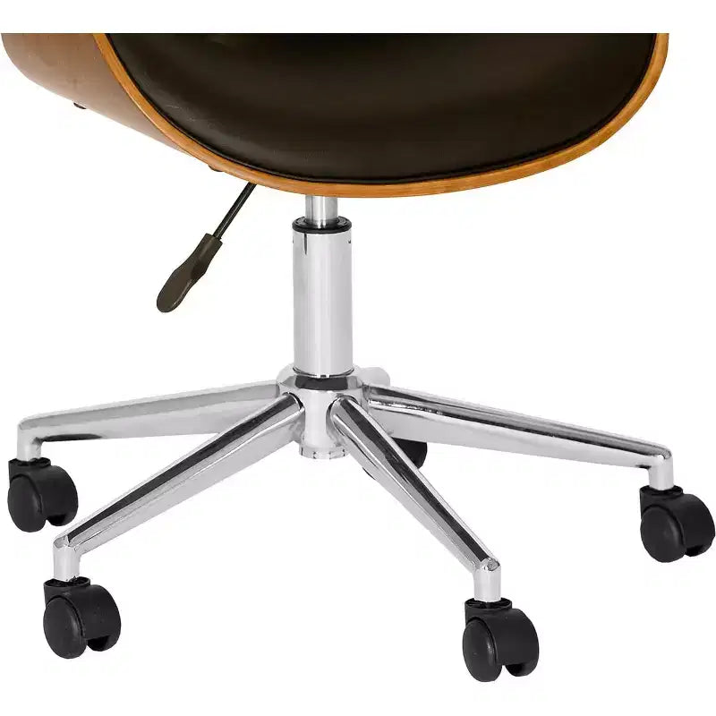 Chaise de bureau ergonomique avec support lombaire et hauteur réglable