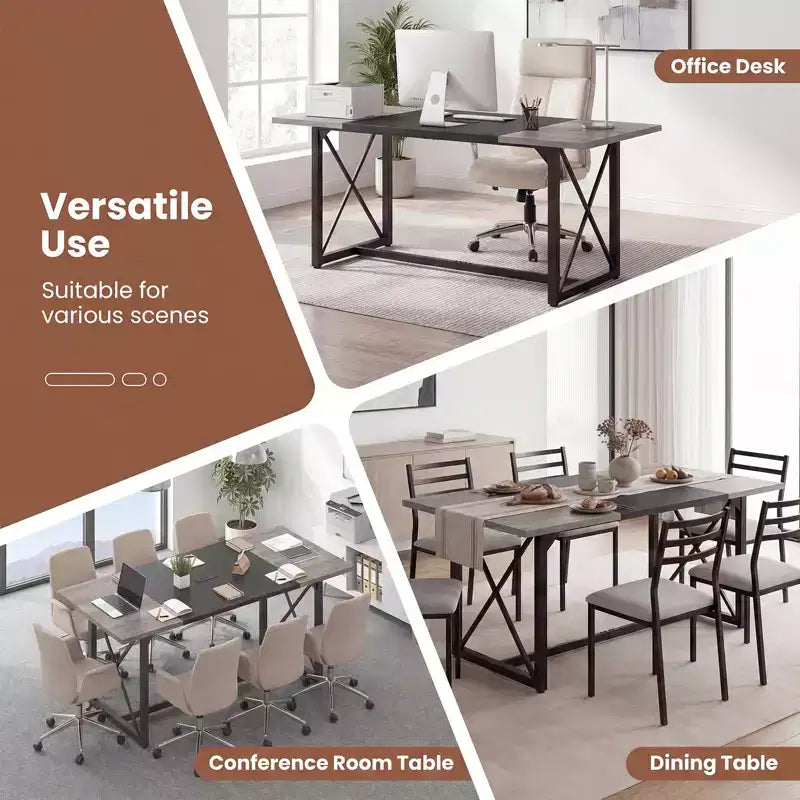 Table de conférence de 6 pieds – Table de réunion de bureau moderne