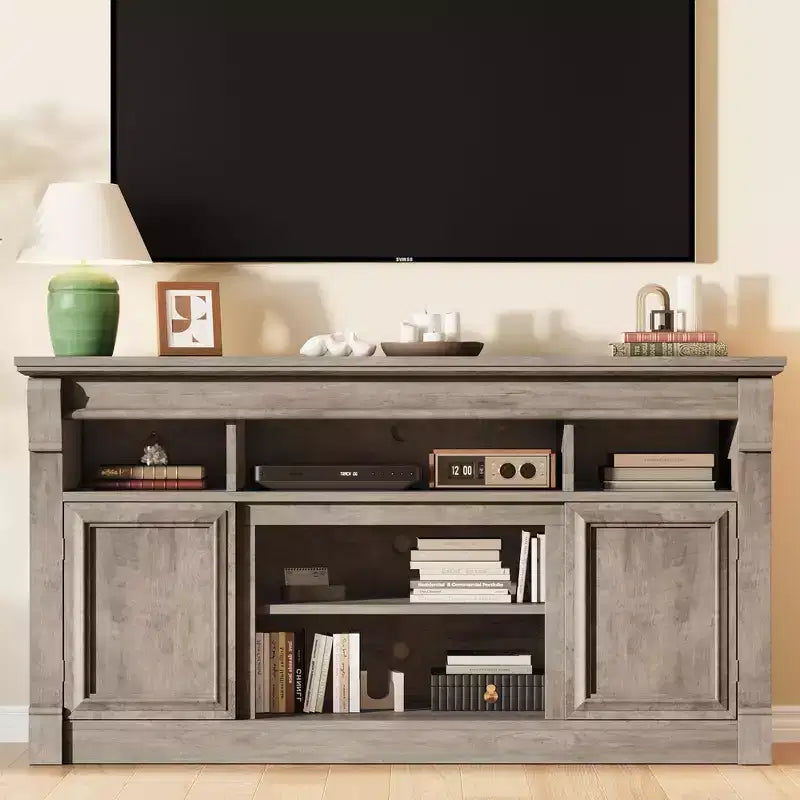 Meuble TV de style ferme – Meuble de divertissement pour téléviseurs jusqu'à 65 po