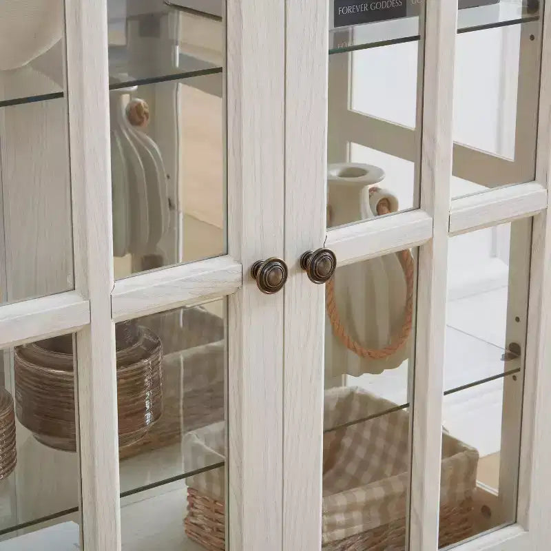 Meuble de salle de bain sous vasque étanche – 1 porte 1 étagère, gain de place, en MDF