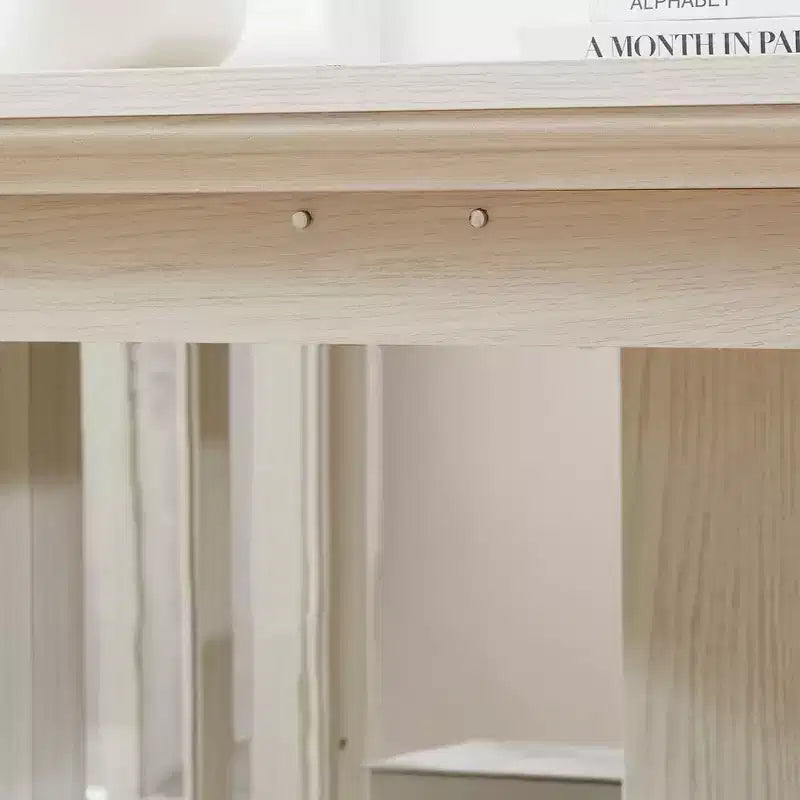 Meuble de salle de bain sous vasque étanche – 1 porte 1 étagère, gain de place, en MDF