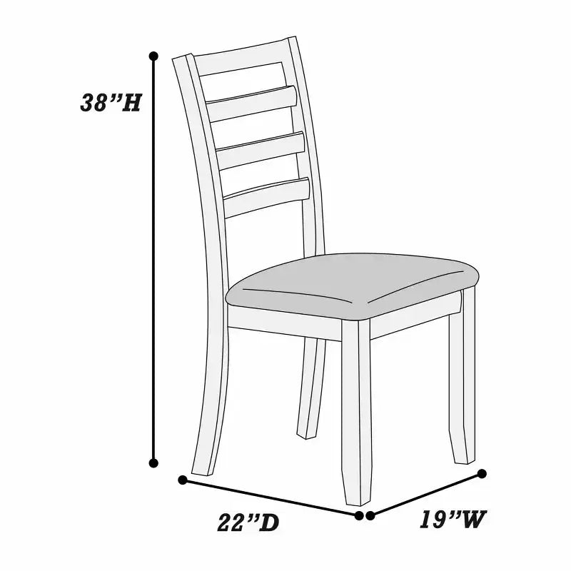 Chaise de salle à manger contemporaine en bois rembourrée