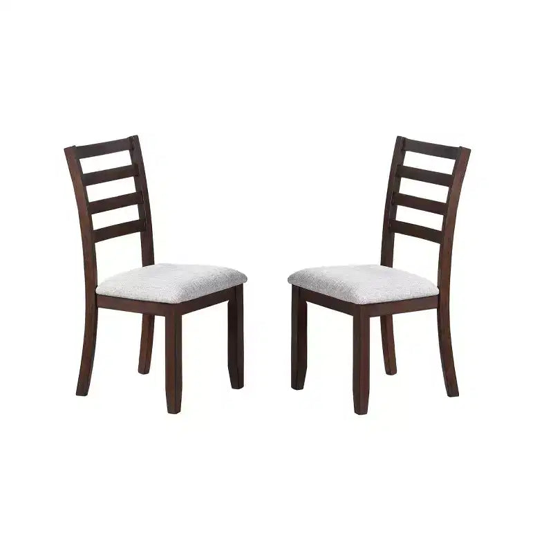 Chaise de salle à manger contemporaine en bois rembourrée