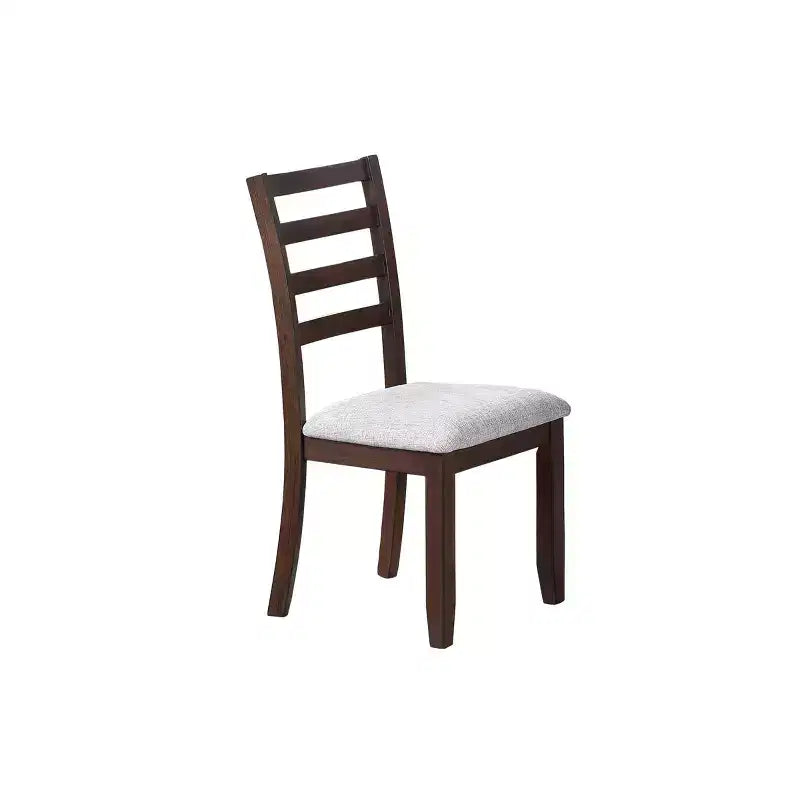 Chaise de salle à manger contemporaine en bois rembourrée