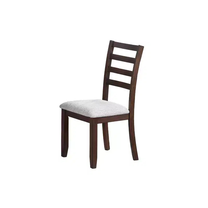 Chaise de salle à manger contemporaine en bois rembourrée