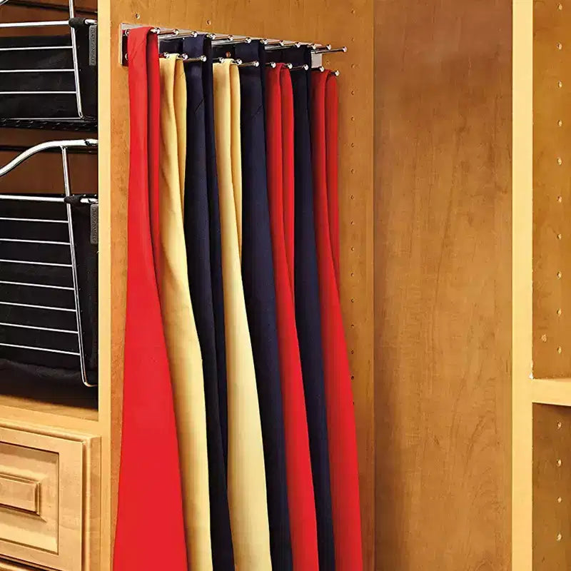 Support de rangement coulissant latéral 14" pour cravates et ceintures