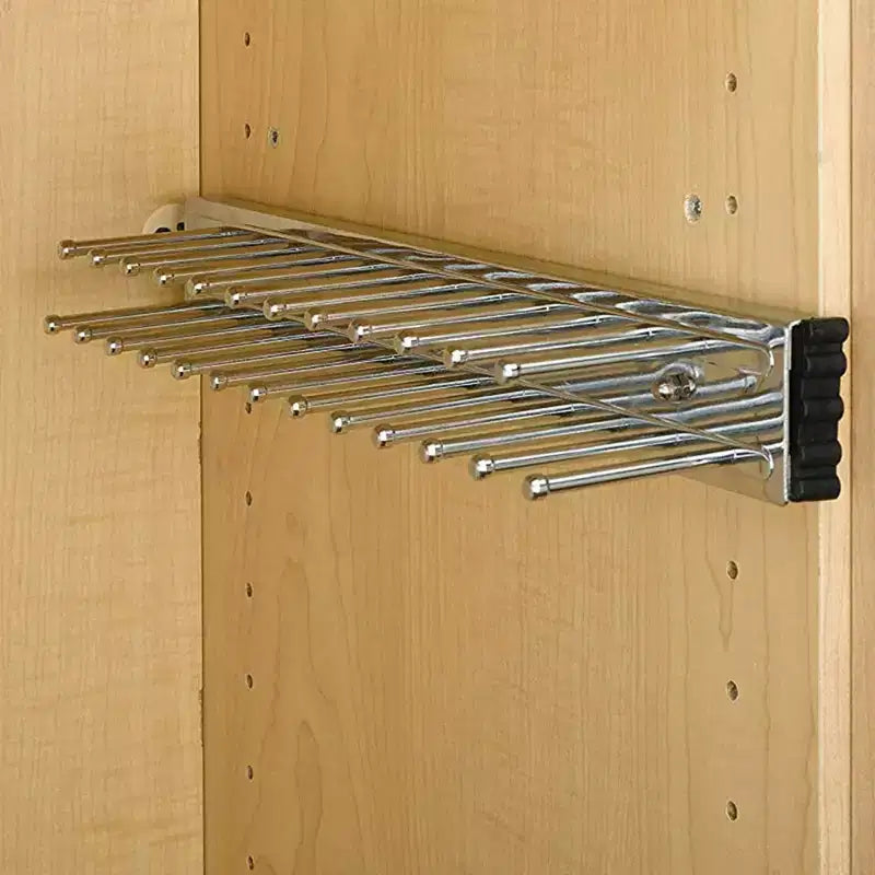 Support de rangement coulissant latéral 14" pour cravates et ceintures