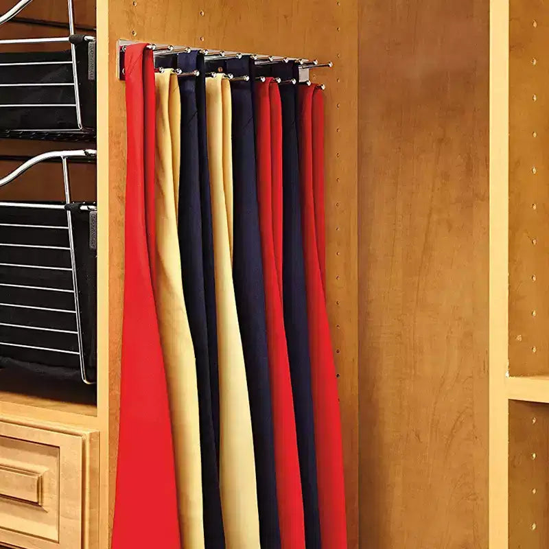 Support de rangement coulissant latéral 14" pour cravates et ceintures