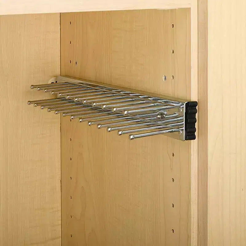 Support de rangement coulissant latéral 14" pour cravates et ceintures