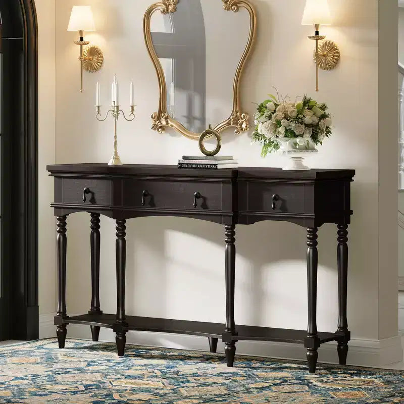 Console traditionnelle – Table de couloir d'entrée